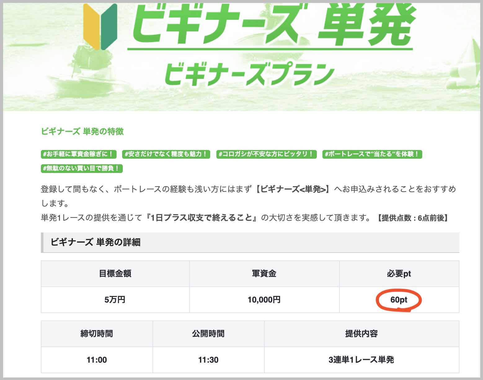 競艇予想NOVA(ノヴァ)という競艇予想サイト(ボートレース予想サイト)の最安コース