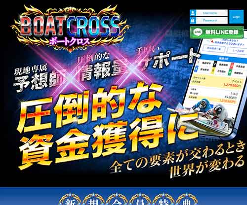 ボートクロス　競艇予想サイト