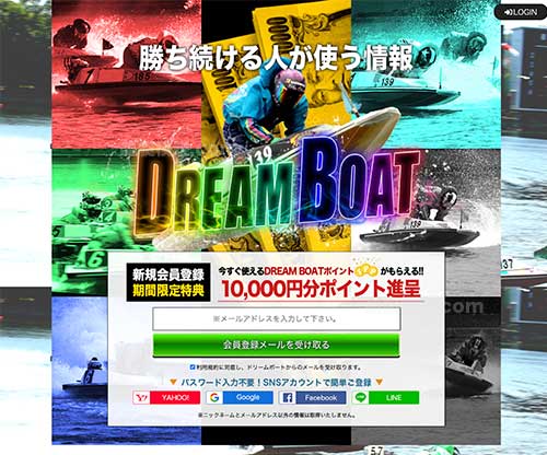 ドリームボート　競艇予想サイト