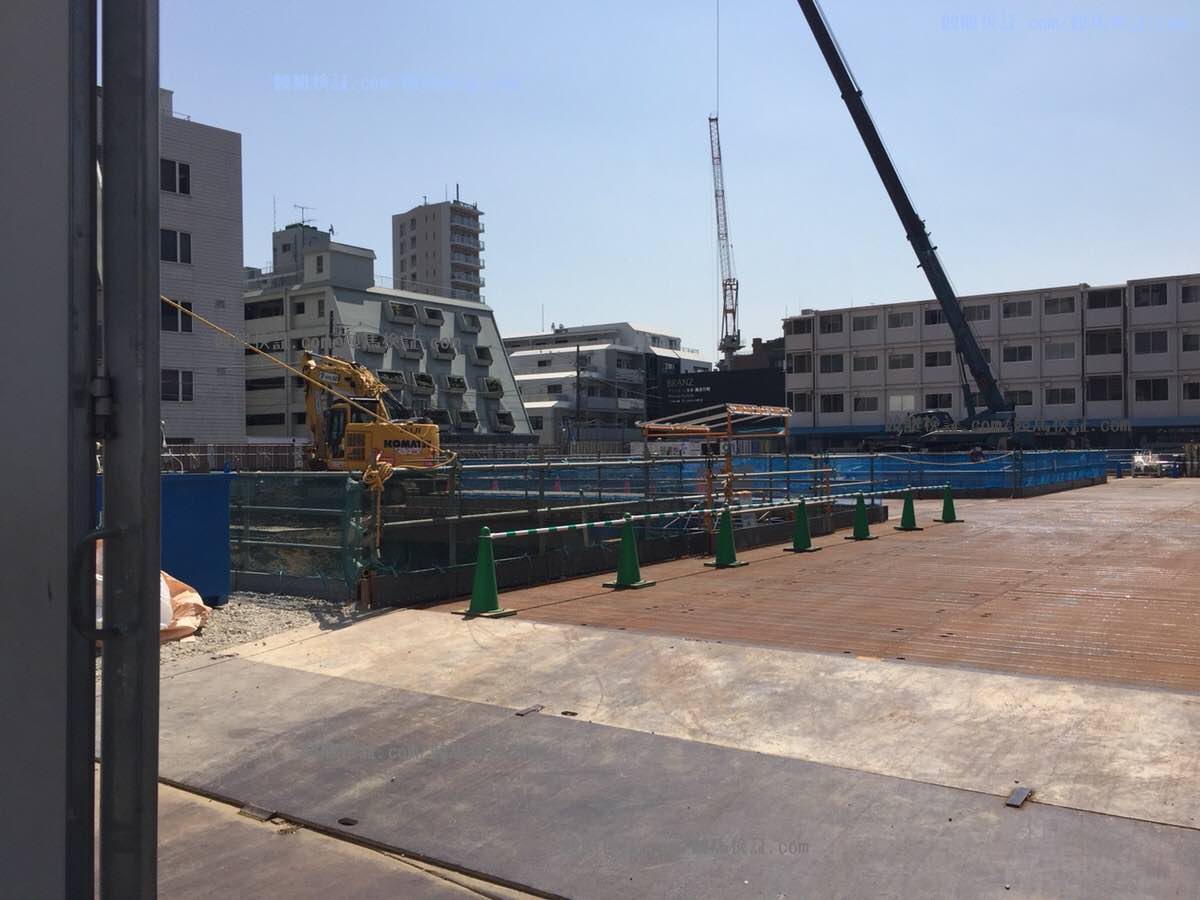 六本木のボートレース振興会の建設現場を覗けたw