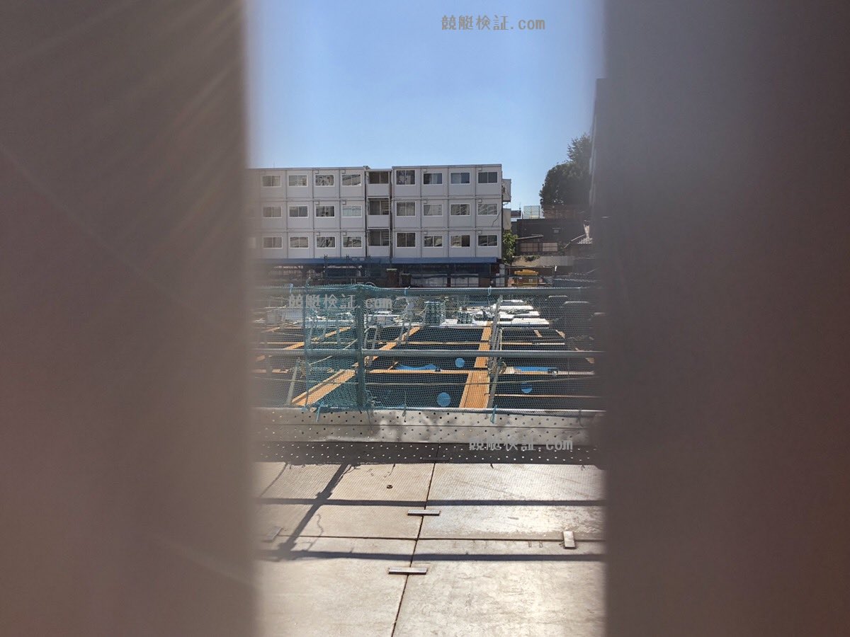 六本木の競艇ボートレース振興会の本社ビル建設現場を11月2日に覗く