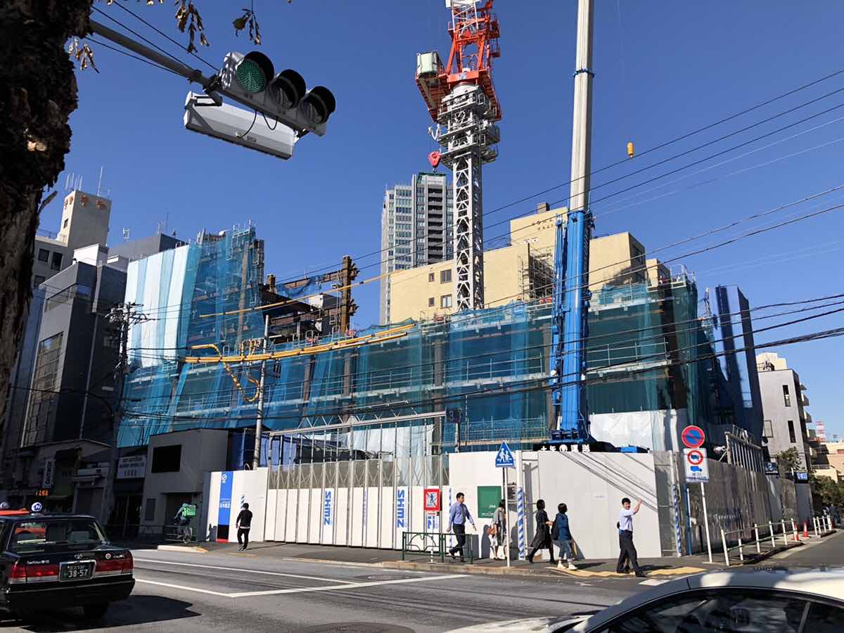 2018年11月2日の六本木の三井ガーデンホテル六本木プレミア