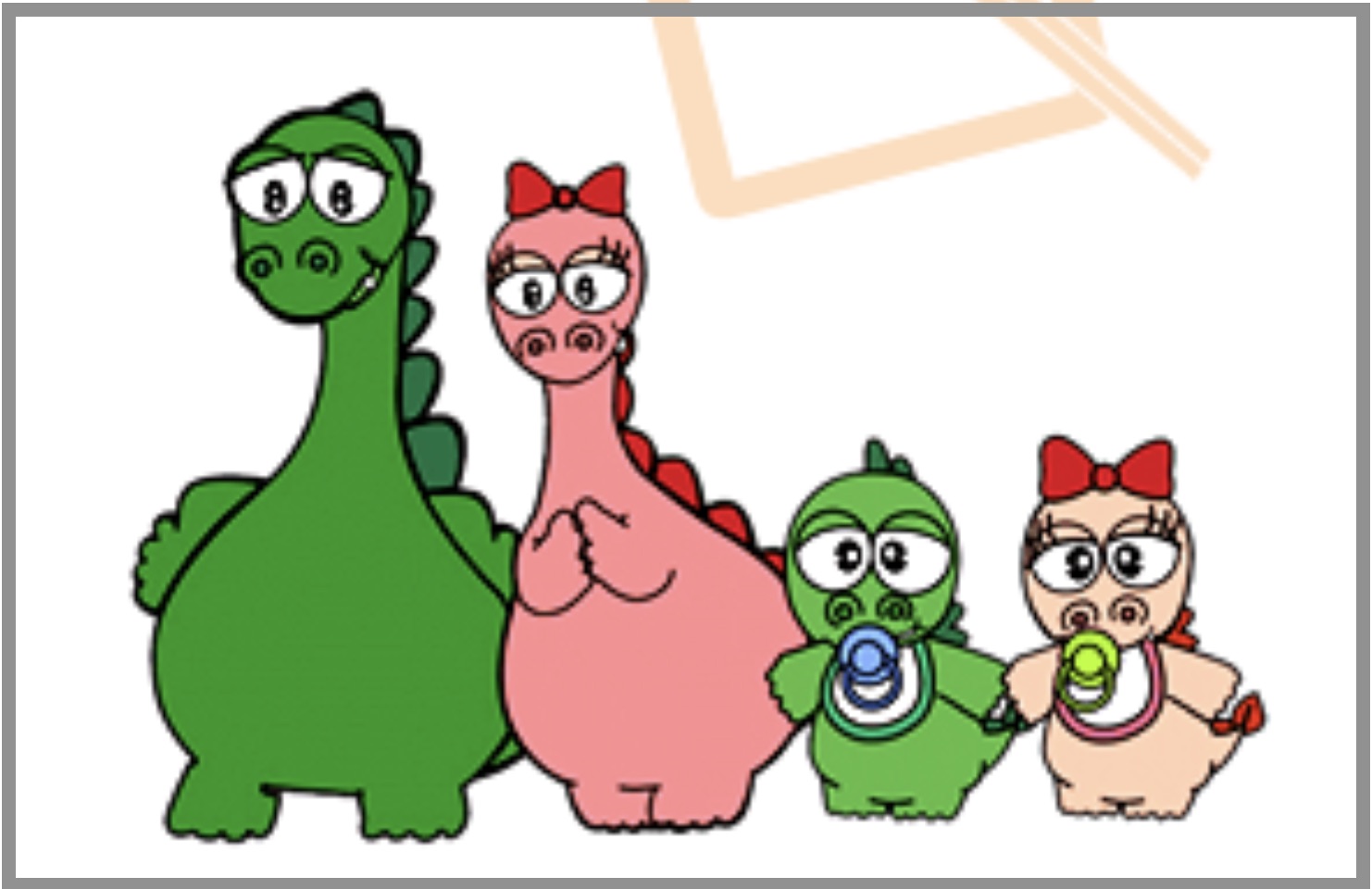 津競艇場のマスコットキャラクター、ツッキーと妻のツッピー、息子のツックン、娘のツーコの4人家族画像