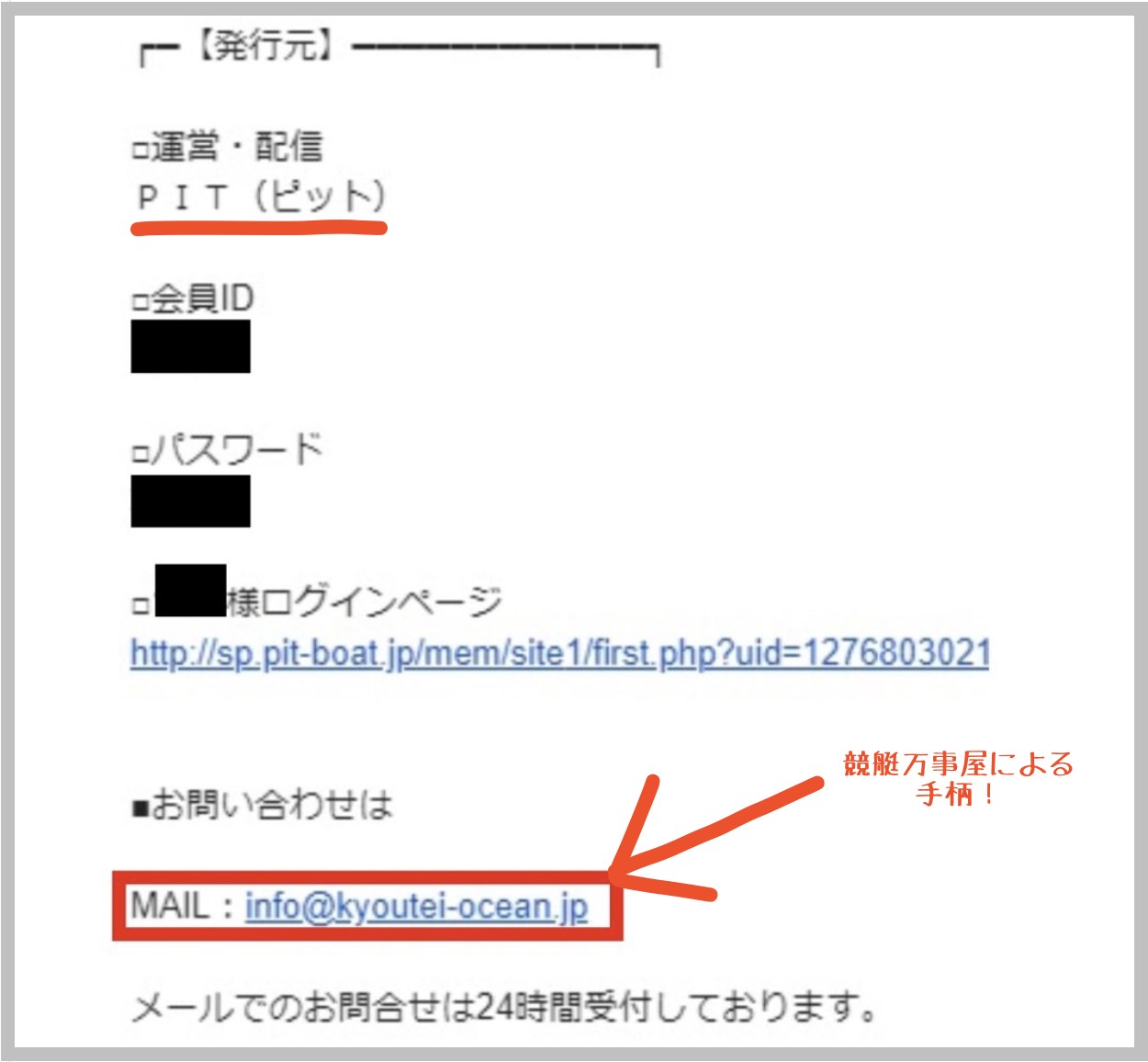 競艇万事屋の見つけた、競艇予想サイトPIT(ピット)のミス