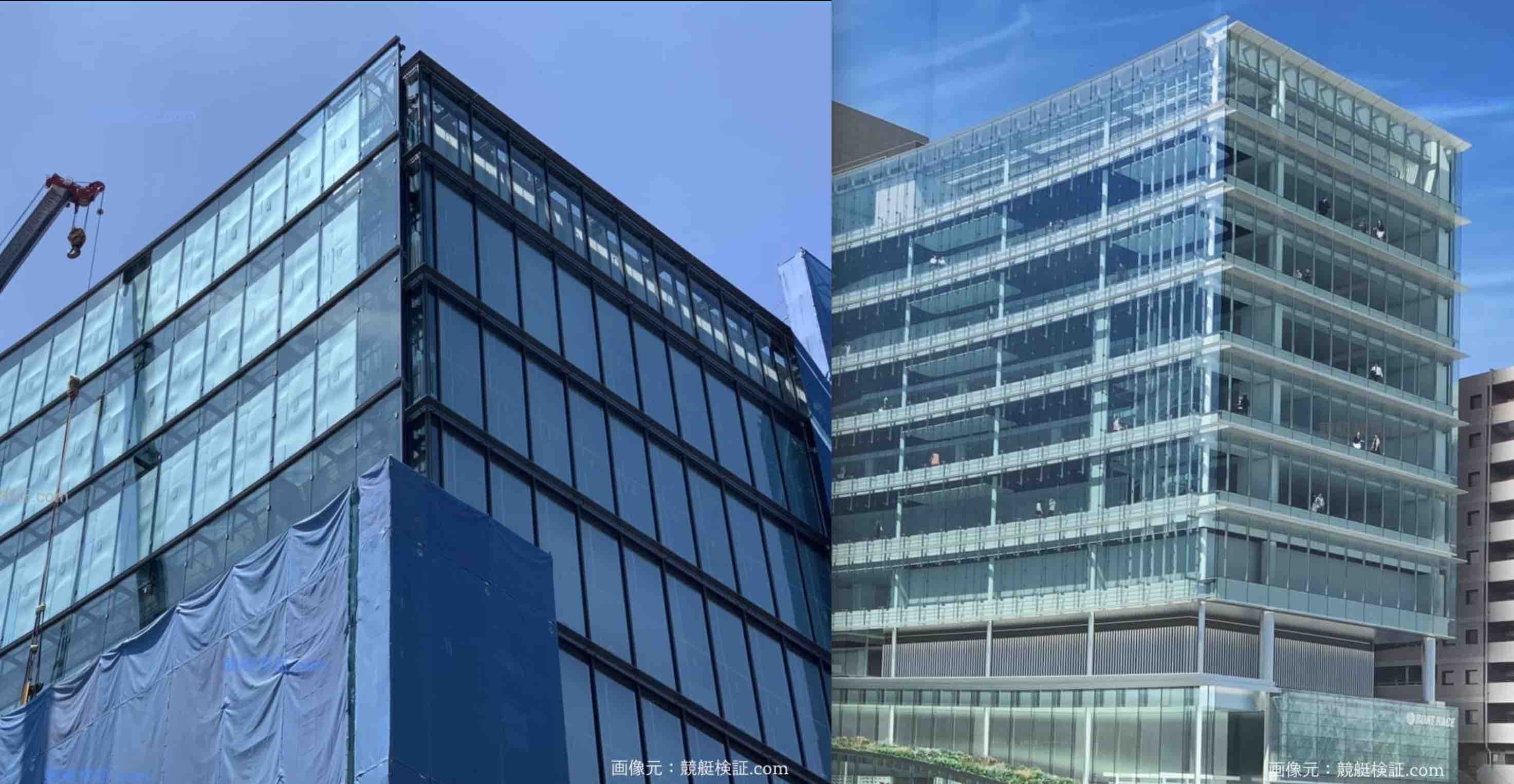 六本木競艇ボートレース振興会の本社ビルのディテール