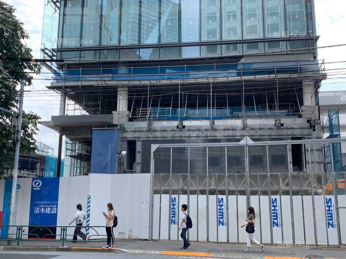 20191005六本木ボート振興会本社ビル1階工事現場