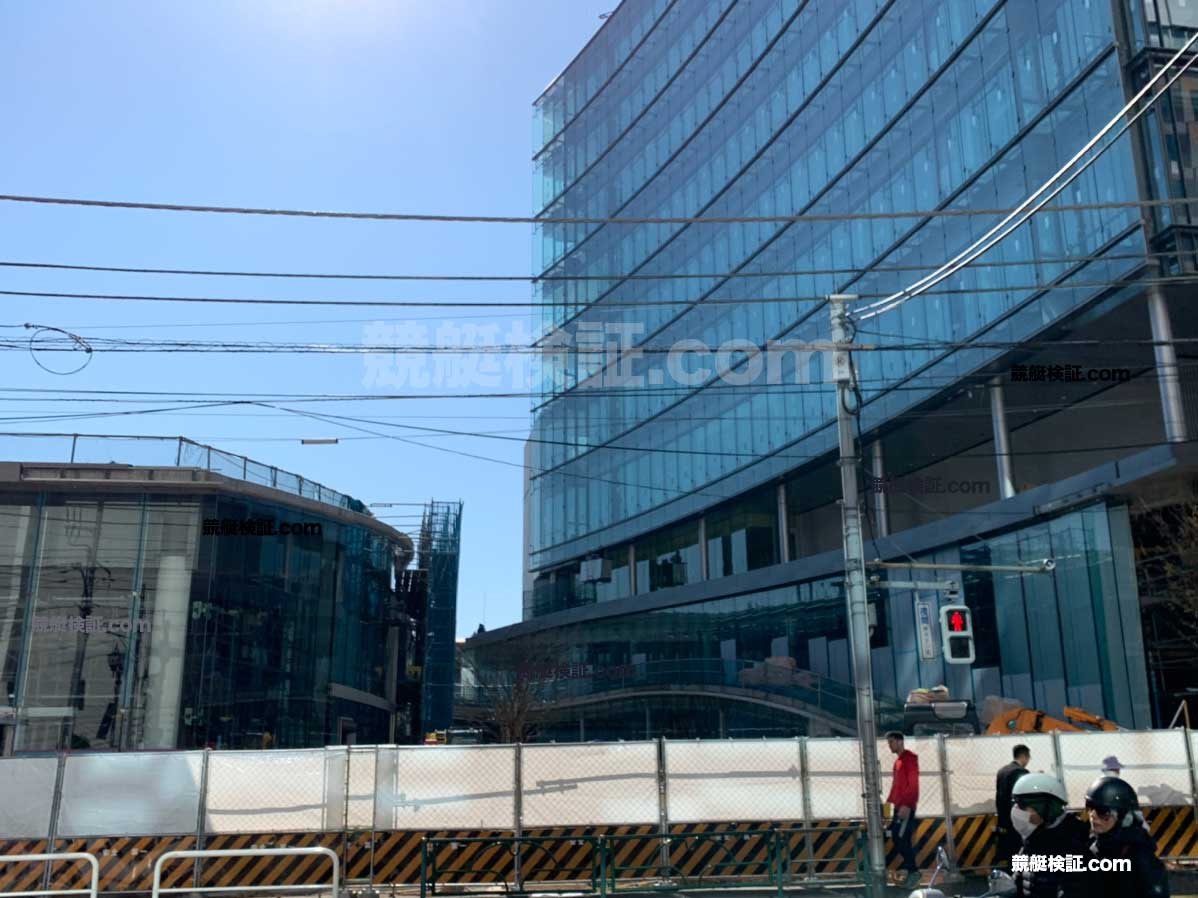 20191105六本木ボート振興会本社ビル1階工事現場