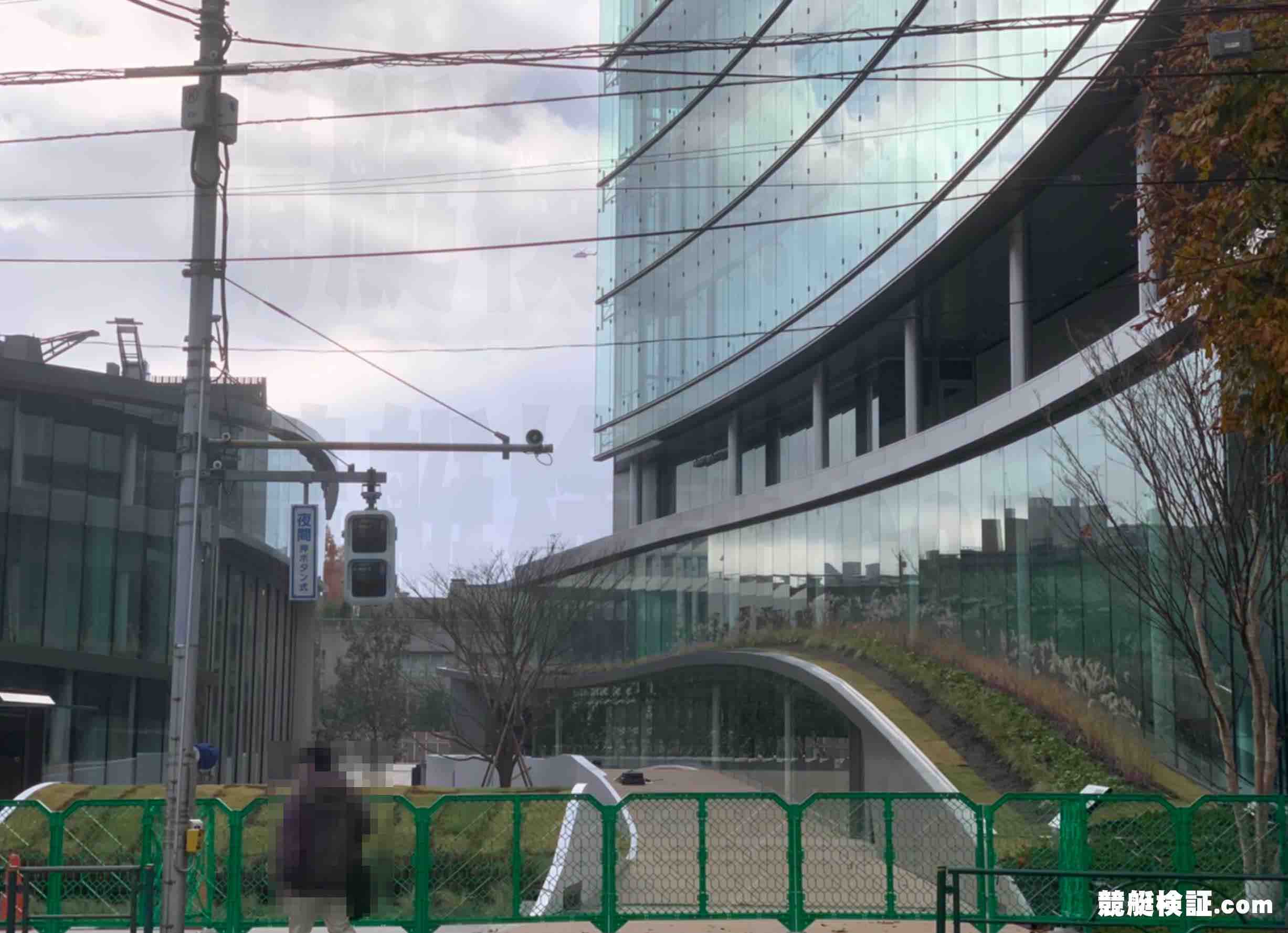 20191209六本木ボート振興会本社ビルの植木