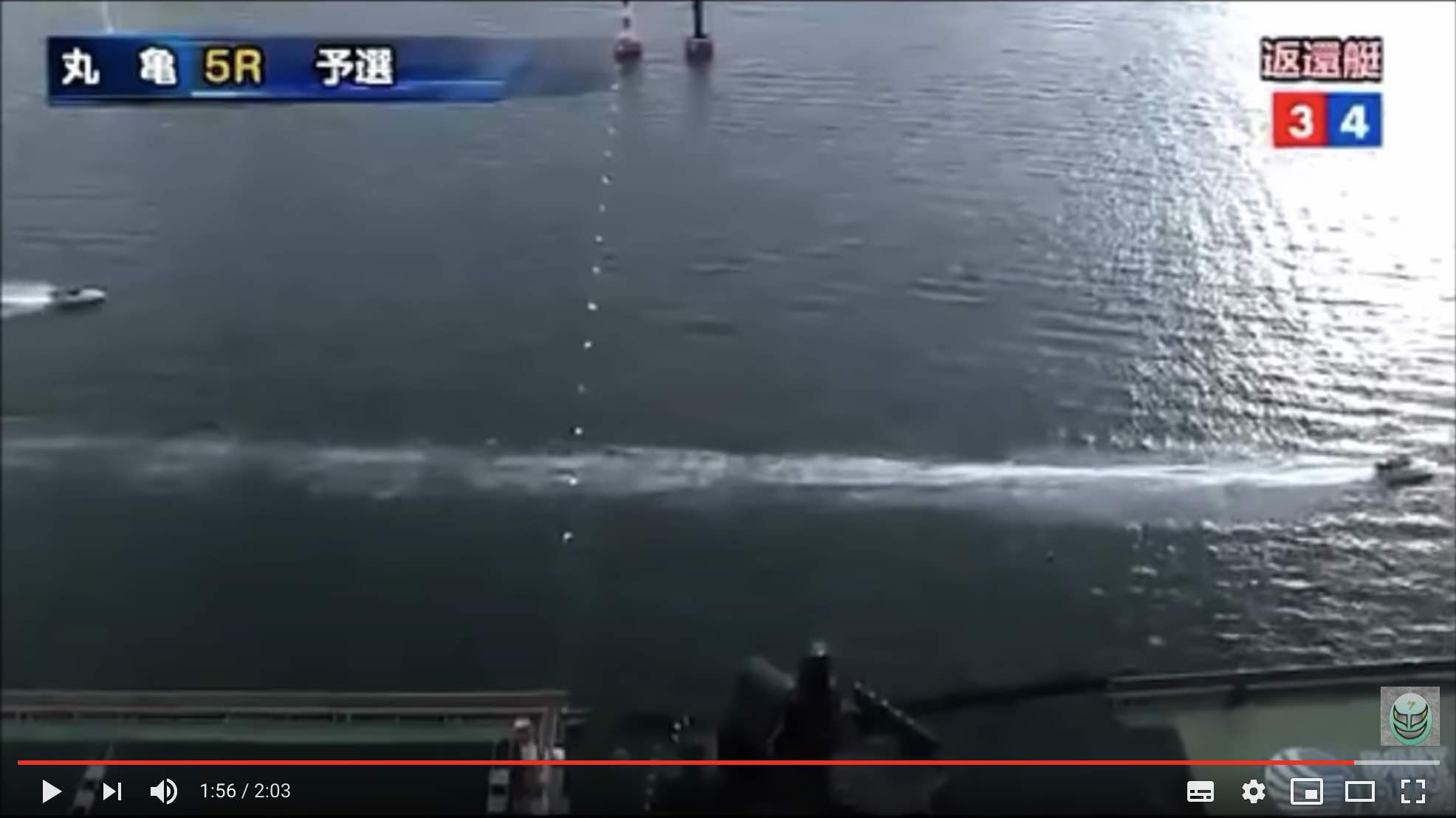 丸亀5Rで4艇中2艇Fで2艇だけのレース