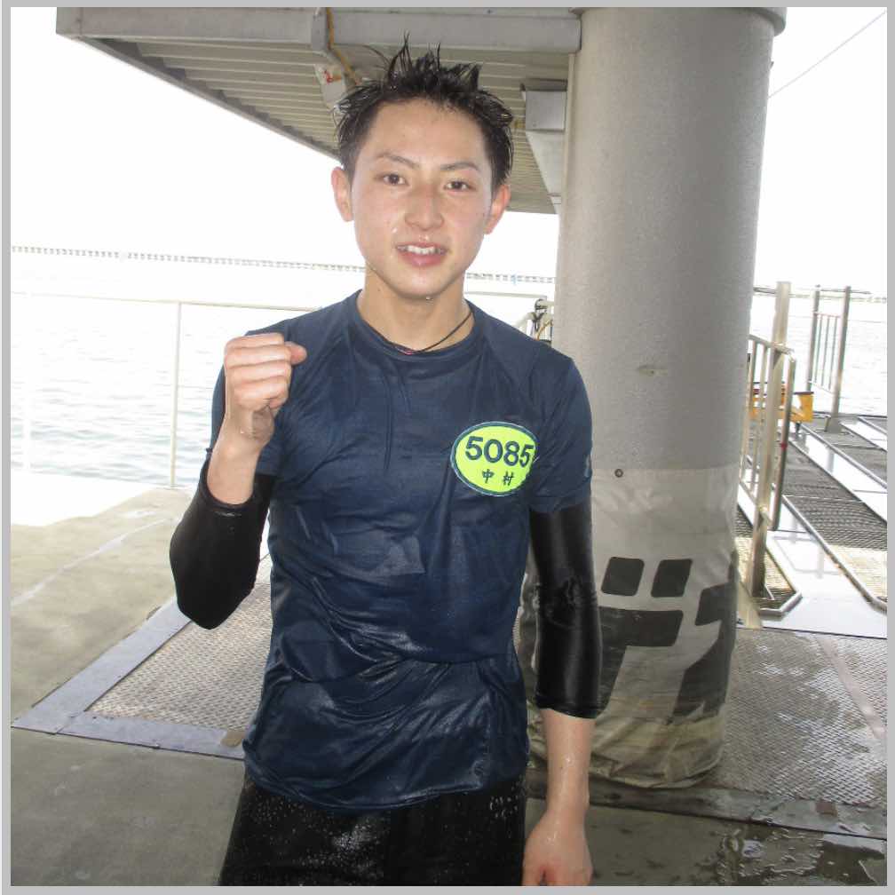 競艇ボートレースの水神祭後写真