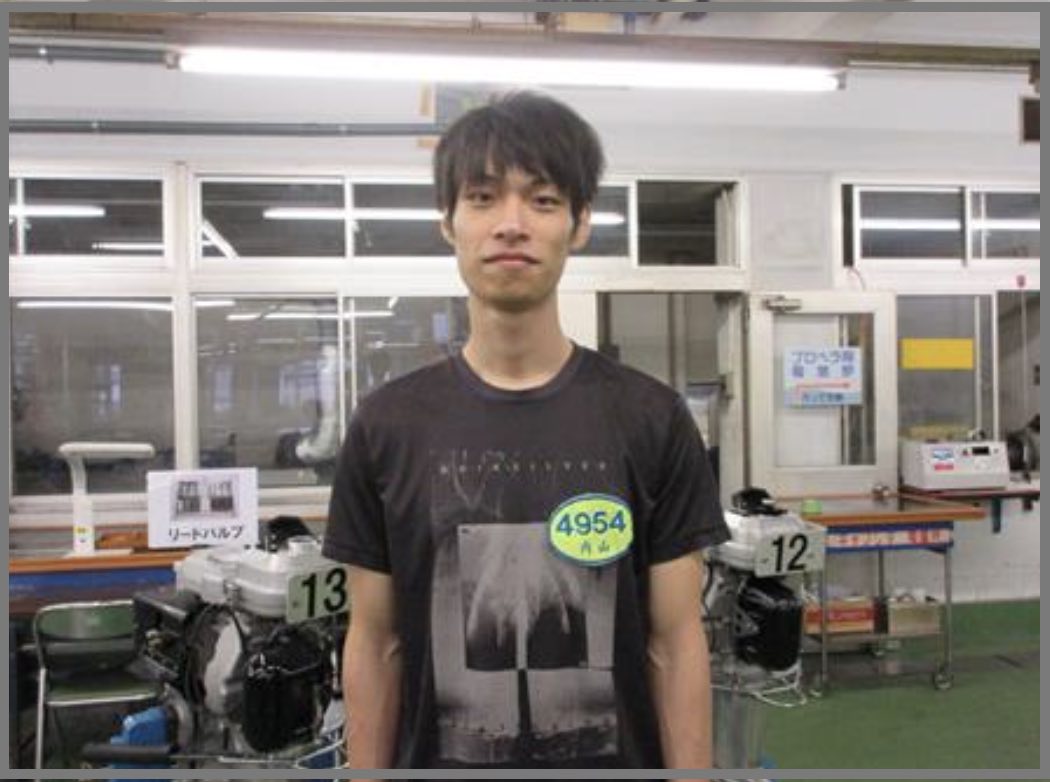 176cmというボートレーサーとしては長身の内山選手の画像