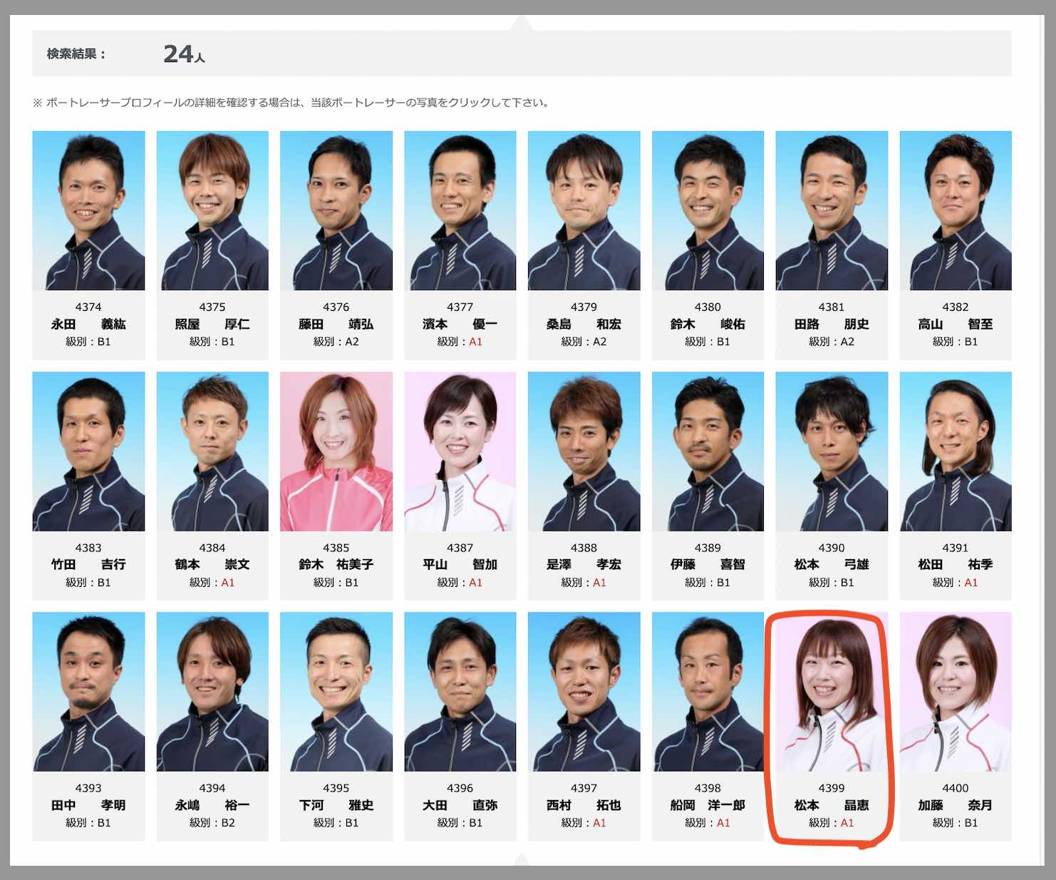 ボートレーサー松本晶恵競艇選手の98期同期