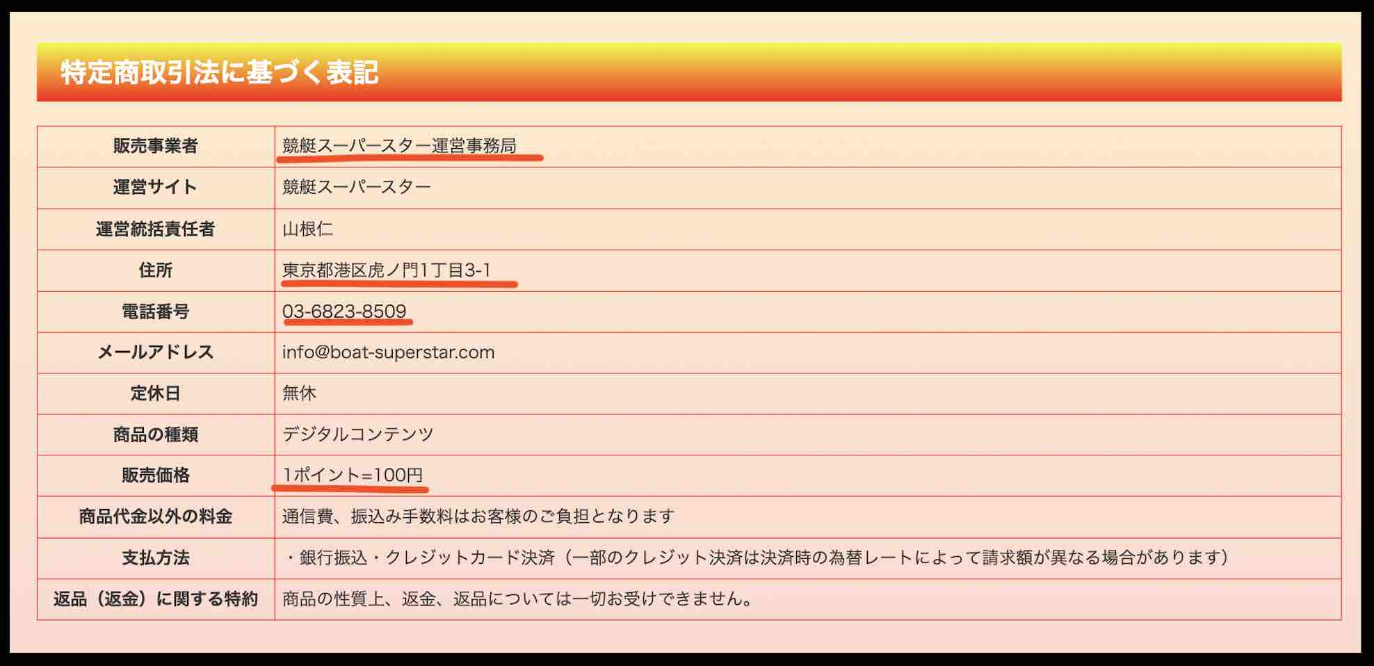 競艇スーパースターという競艇予想サイトの運営会社情報