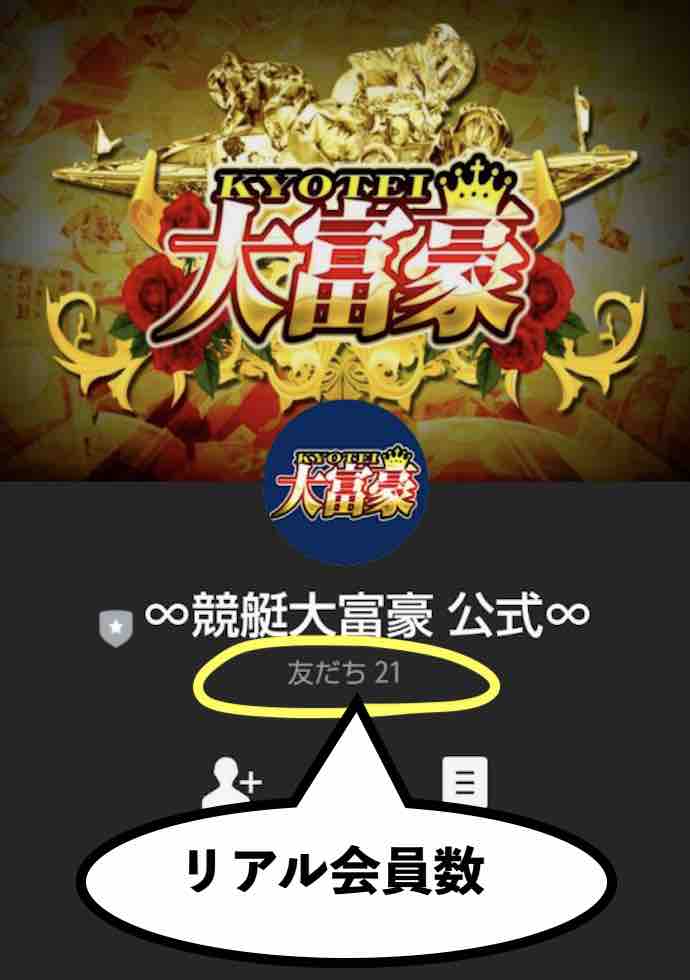 競艇大富豪(KYOTEI大富豪)のリアル会員数