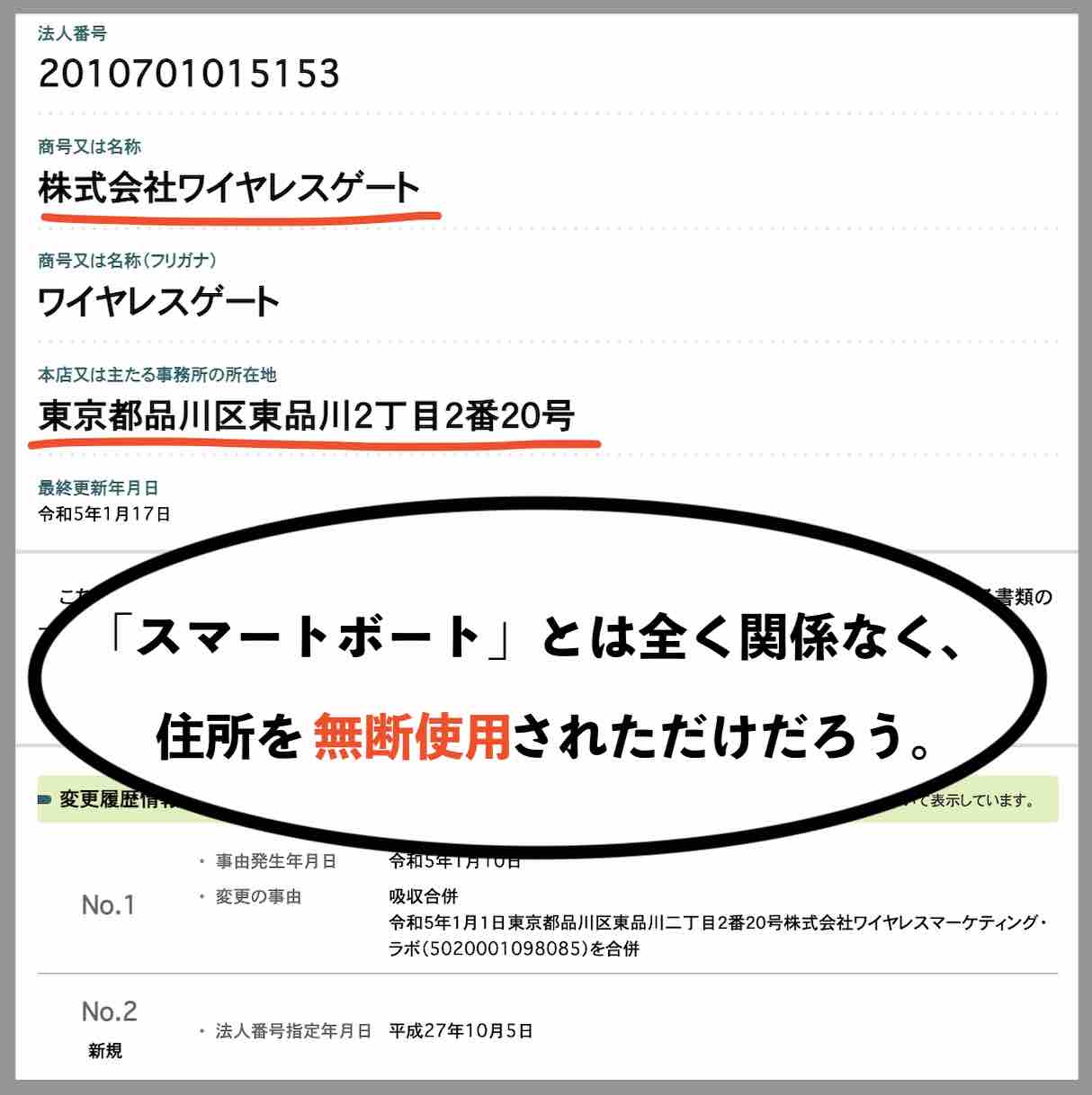 スマートボートとは関係ないと思われる