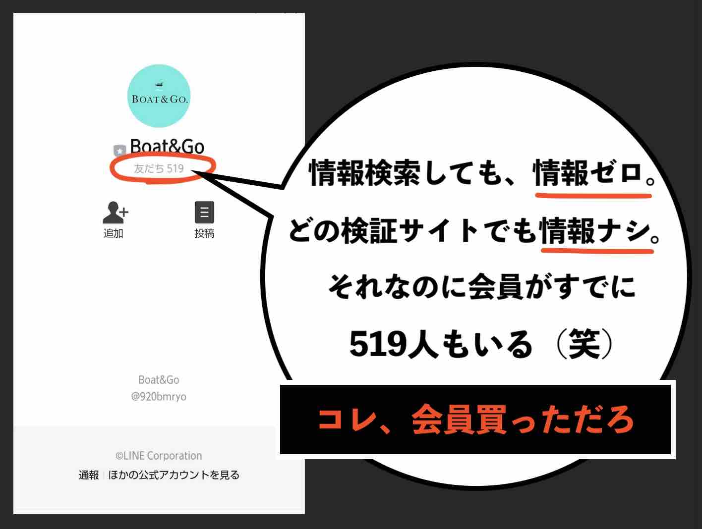 Boat&Go(ボート&ゴー)という競艇予想サイトの会員数が嘘臭い