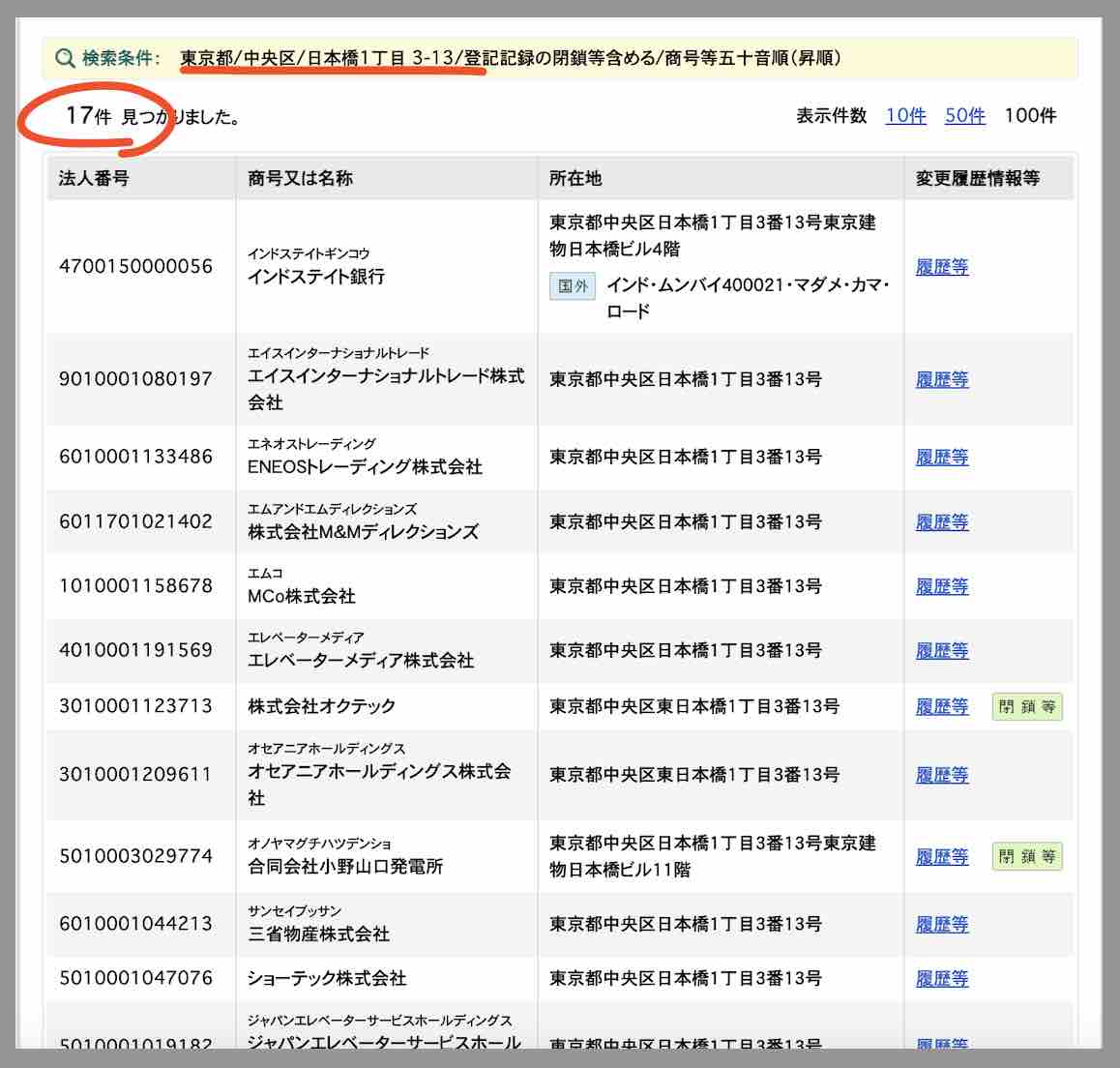 リバースボートという競艇予想サイトの住所検索結果