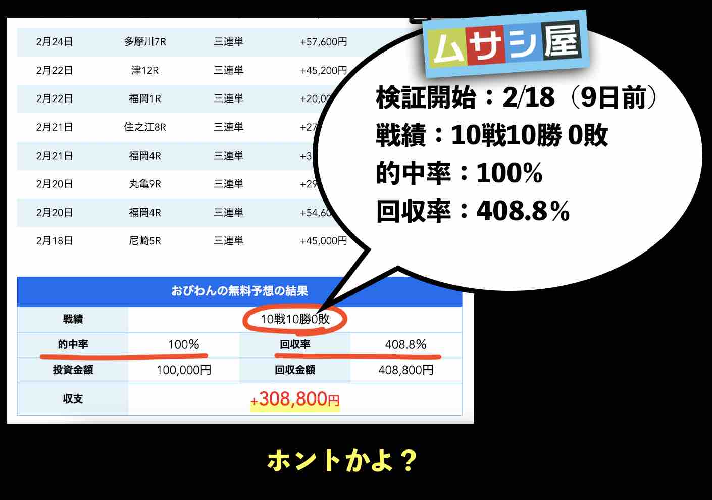 おびわんの集客サイト(ムサシ屋)