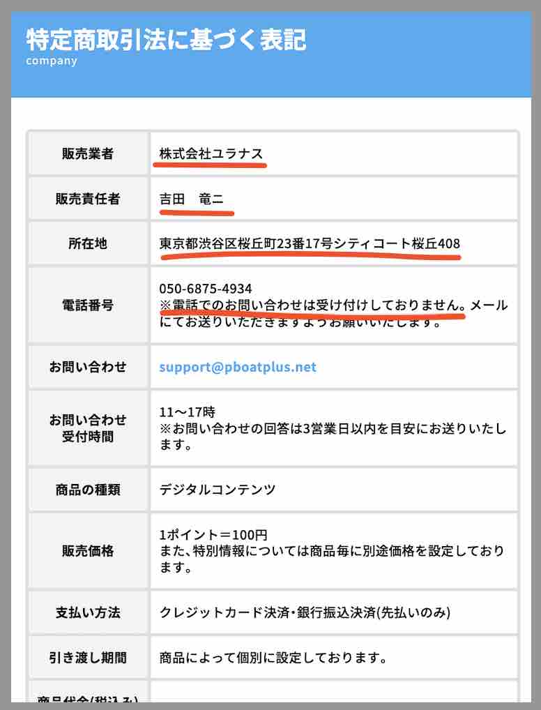 おびわんという競艇予想サイトの運営会社情報