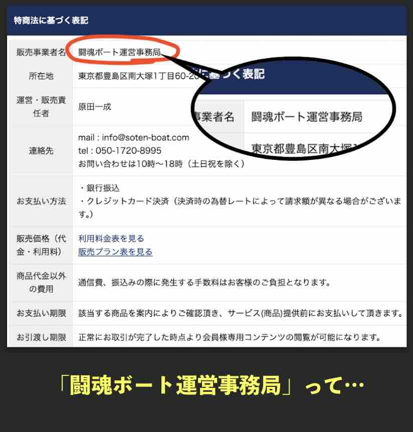 蒼天ボートという競艇予想サイトの運営会社情報