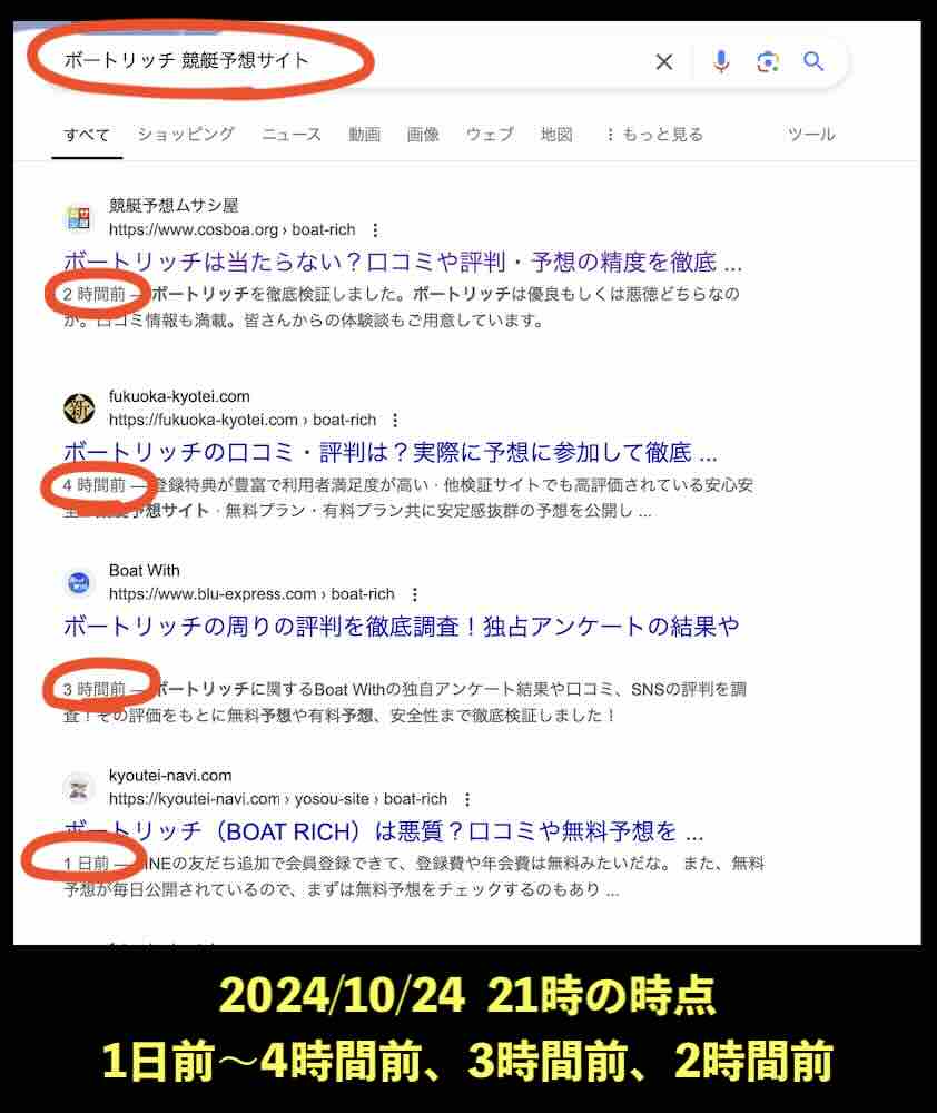 ボートリッチの情報検索結果