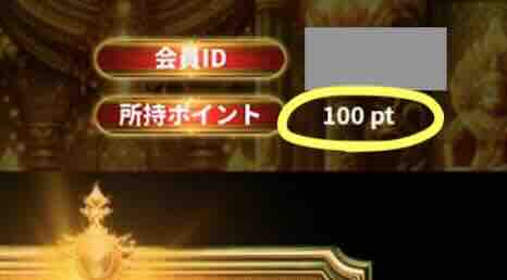 ボートリッチの初期保有ポイント