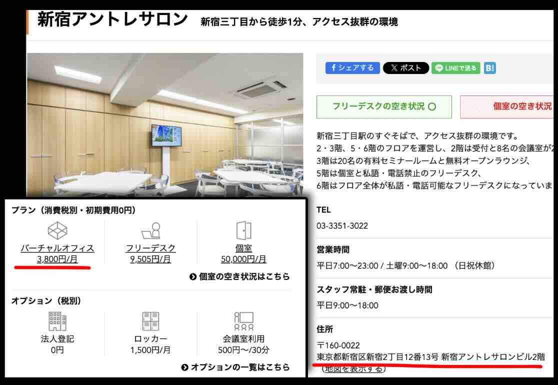 ATARCA(アタルカ)という競艇予想サイトの住所検索結果