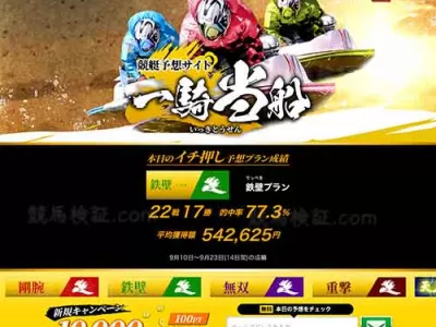 一騎当船　競艇予想サイト